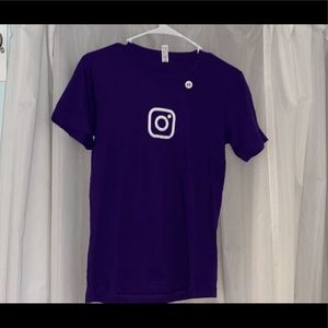 Purple Instagram shirt